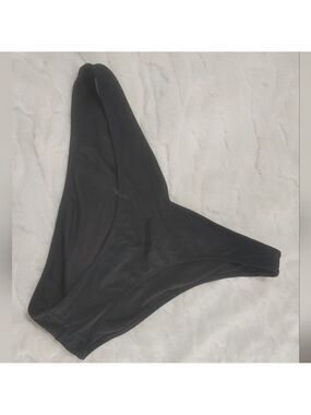 PINK Victoria's Secret Brazillian Cut Black Bikini Bottom XL